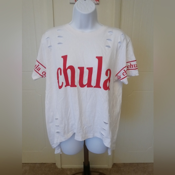 Chula Women's White T Shirt - Picture 1 of 7